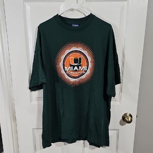 🏈 Vintage 90s Miami Hurricanes T-Shirt XL